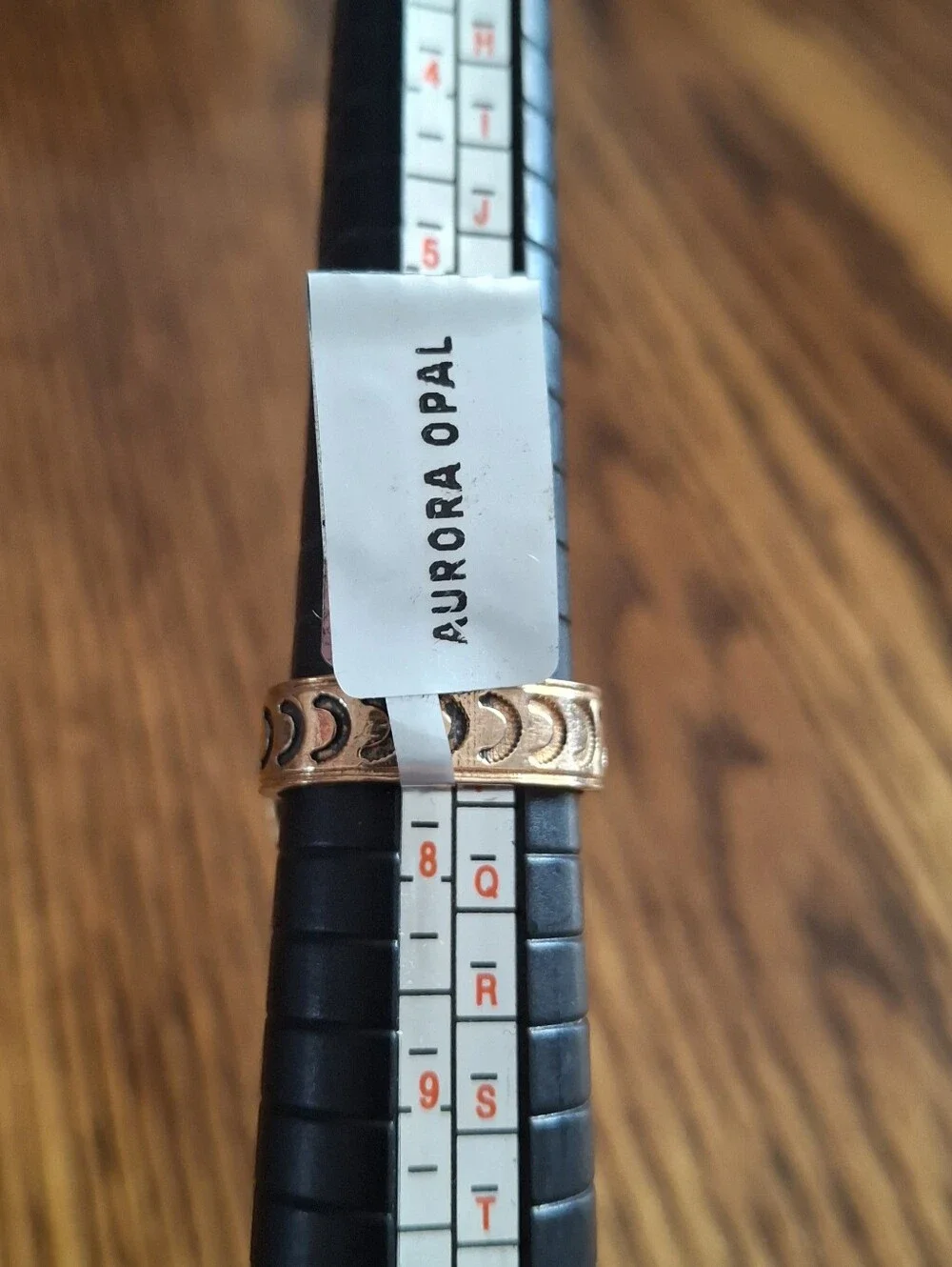 Aurora Opal Cactus On Copper Adjustable Band 6-7-8